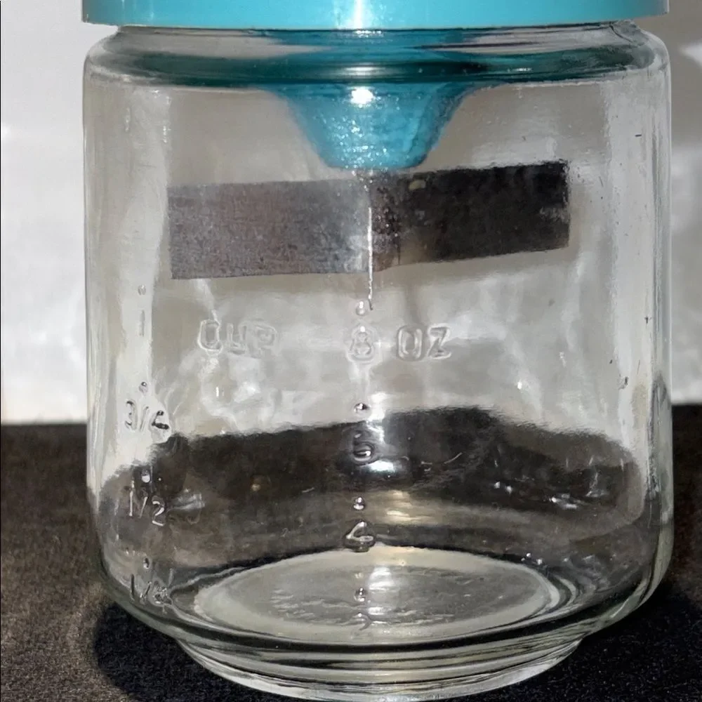 Vintage glass food chopper